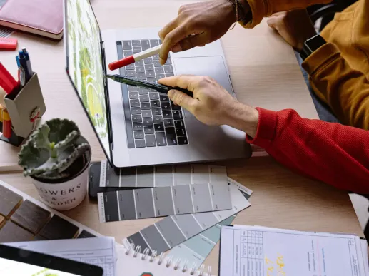 Illustrazione memphis team digitale